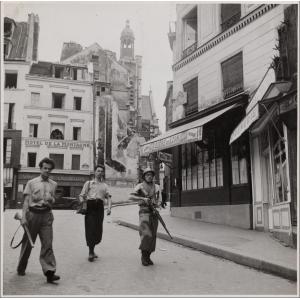 Libération Paris FFI Montagne Sainte Geneviève