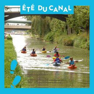 Rando'Kayak sur le canal de l'Ourcq