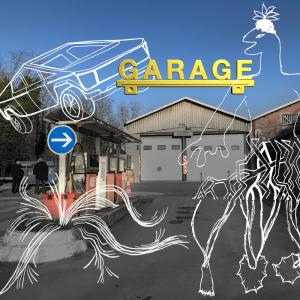 Installations artistiques au garage municipal de Romainville