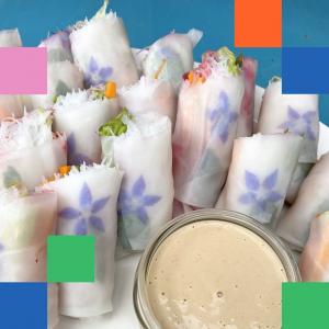 Visite du jardin de plantes aromatiques et médicinales & confection de rouleaux de printemps végétal - Biennale Multitude