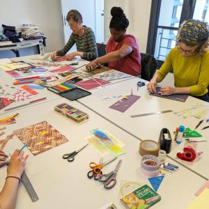 Tisser le papier à l'atelier de Jennifer Hugot - Journées des métiers d'art