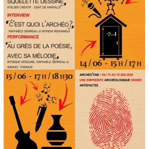 Archéo'Fab: Une empreinte archéologique signée Artefact93 - Journées de l'archéologie
