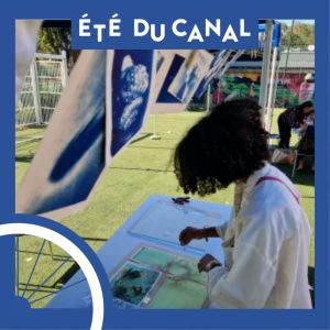 Atelierde de cyanotype photo à la place François de Larderel