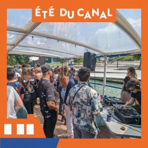 Cruisin'boat party sur le canal de l'Ourcq