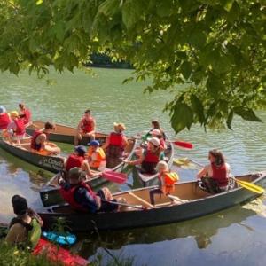 Balade en canoë sur la Marne