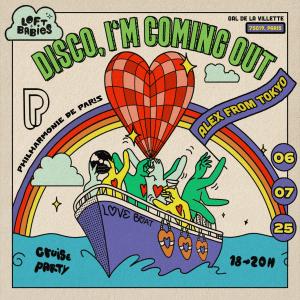 Croisière DISCO I'M COMING OUT x Philharmonie & Loft Babies