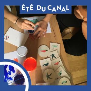 Atelier pochoir : réaliser une carte postale à Bobigny