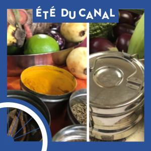 En bateau du Parc de la Villette à Bobigny + Atelier cuisine - L'Inde et ses épices