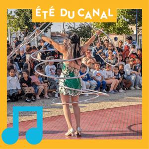 En bateau du Parc de la Villette à Bobigny + Spectacle de cirque de SHAM Spectacles