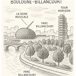  ©Dessine moi un croquis de Boulogne-Billancourt