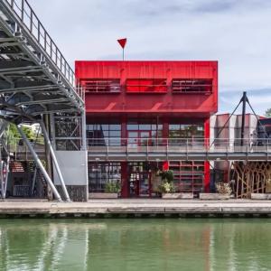 En bateau du Bassin de la Villette au Parc de la Villette + atelier Fabrique ton Bob