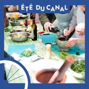 En bateau du Parc de la Villette à Bobigny + Atelier cuisine anti-gaspi & vélomixeur
