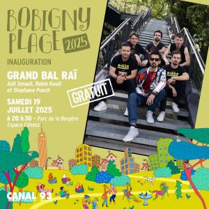 En bateau du Parc de la Villette à Bobigny + Grand Bal Raï
