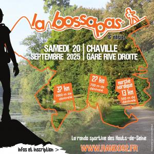 Randonnée La Bossapas de Chavillle gare Rive-Droite