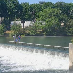 Visite du barrage de Joinville-le-Pont -