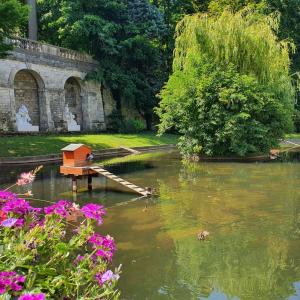 dans les jardins d'Issy