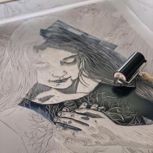 Atelier impressions de linogravures avec Olivia Paroldi - PHENOMEN'ART
