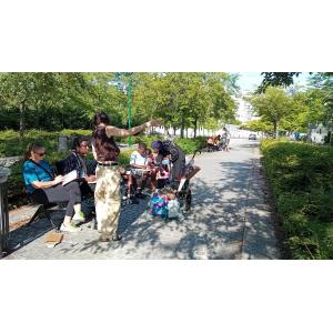 Balade-atelier aquarelliste sur les berges de Seine par la compagnie EKOKOSMOS