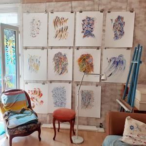 « Atelier Création-bien-être » dans l’atelier d’artiste Anne-Sophie Fratello