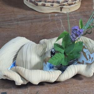 Démonstration - Réalisation d’un vase Ikebana - salon des artisans d'Art de Saint-Maur