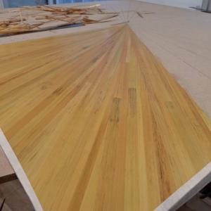 Démonstration de marqueterie de Paille :