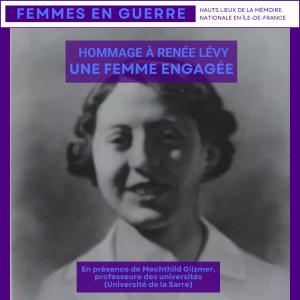Visite exceptionnelle "Hommage à Renée Levy, une femme engagée"