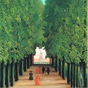 Henri Rousseau, L’avenue du parc de Saint-Cloud, vers 1908 Städel Museum, Frankfurt am Main