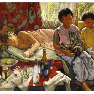 Exposition "L’Indochine d’Alix Aymé" : art entre Orient et Occident, laque et peinture sur soie
