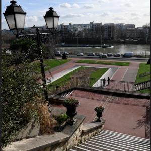 Visite du parc de Bécon
