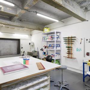 Atelier linogravure à la Fondation Fiminco, Farewell, TALENTS !