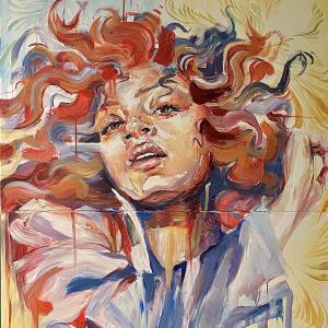 Atelier Peinture - Portrait de femmes avec Murals aux puces de Saint-Ouen