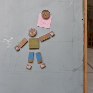Atelier création bonhommes magnets avec l'Atelier R-ARE