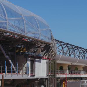 Observation commentée du chantier de la Gare Parc des Expositions à Villepinte