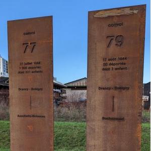 Visite guid�e du M�morial de la gare de d�portation de Bobigny dans le cadre du Printemps m�moriel de Pantin
