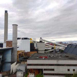Visite du toit du parking de la halle au cœur des Docks de Saint-Ouen-sur-Seine