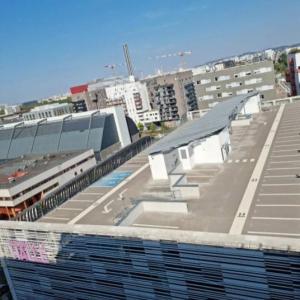 Atelier danse sur le toit du Parking des Docks avec la compagnie Reicko