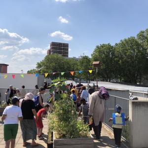 Jardin à l'école : Découverte du projet de jardinage en bac sur le toit du groupe scolaire Louise Michel à La Courneuve