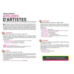 Journée Portes ouvertes des ateliers d'artistes à la Courneuve