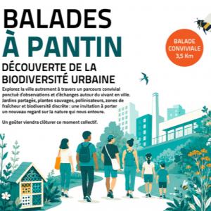 Balade découverte de la biodiversité urbaine à Pantin