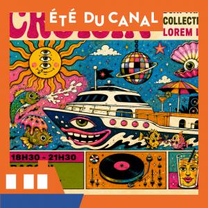 Cruisin'boat party sur le canal de l'Ourcq