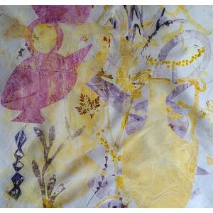 Impression textile aux pigments naturels avec Charlotte Le Damany - Au fil de l'été