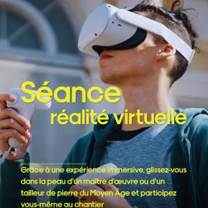 Séance de réalité virtuelle à la Basilique Saint-Denis