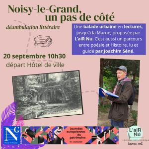 Balade urbaine «Noisy un pas de côté» - Journées du patrimoine