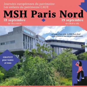 Visites et activités de la MSH Paris Nord - Journées du patrimoine