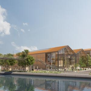 Visite en avant-première des Grandes Serres de Pantin, future place culturelle - Journées du Patrimoine