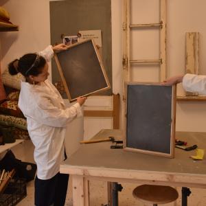 Atelier nichoir en bois avec l'atelier R-ARE à Montreuil
