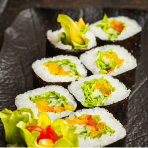 Atelier maki végétarien à la Butinerie à Pantin