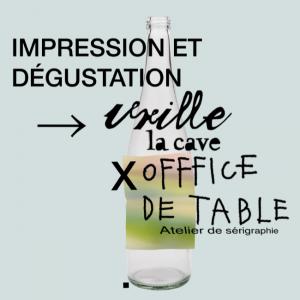 Atelier sérigraphie et dégustation de vin aux Grandes Serres
