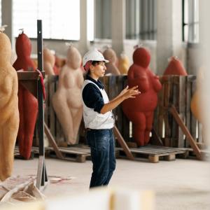 Ouverture exceptionnelle de l’atelier de Prune Nourry dans la gare Saint-Denis – Pleyel