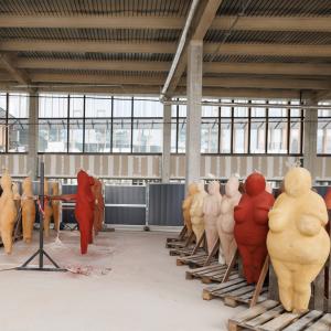 Ouverture exceptionnelle  de l’atelier de Prune Nourry dans la gare Saint-Denis – Pleyel